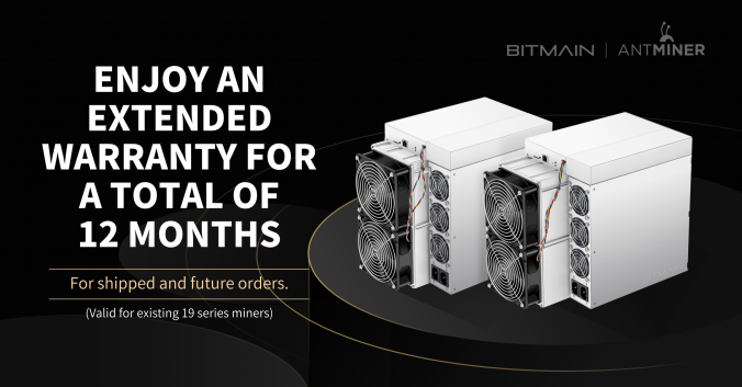 Bitcoin miner Antminer S19 promotion